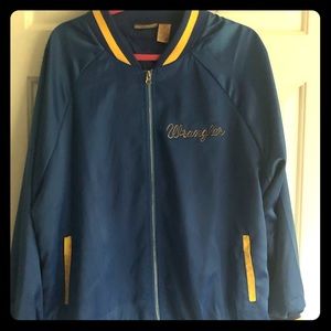 Wrangle blue and yellow jacket